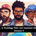 B.A. in Sociology Notes and Important Questions Semester 6